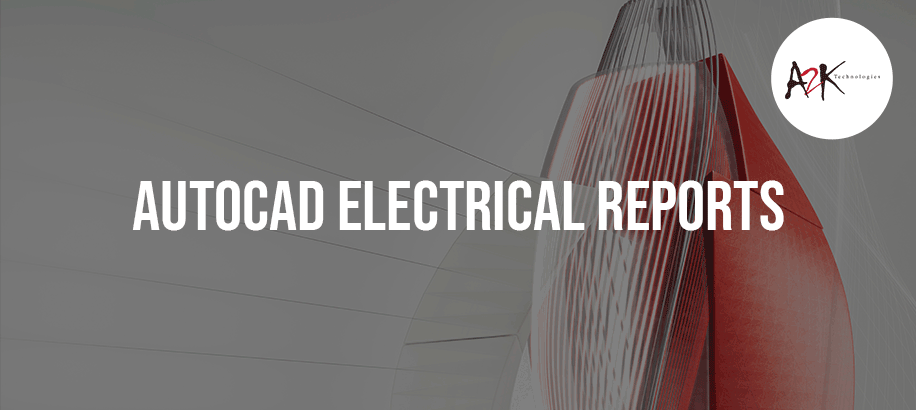 autocad electrical report